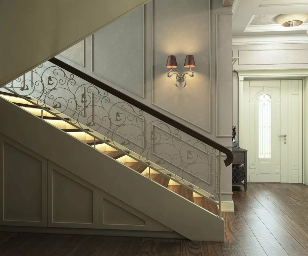 Освещение лестницы