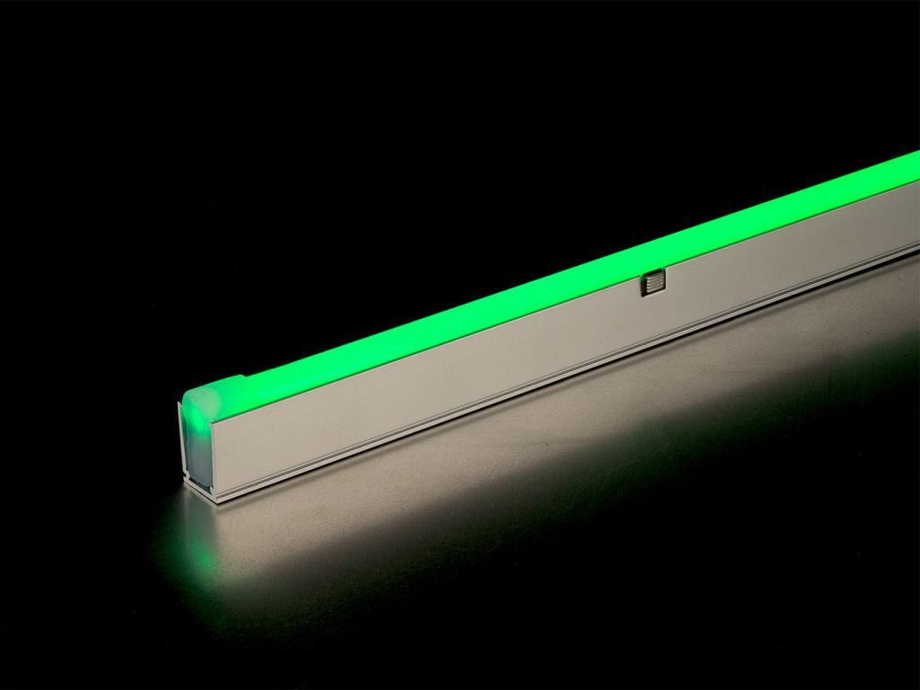 Прямолинейная установка гибкого неона