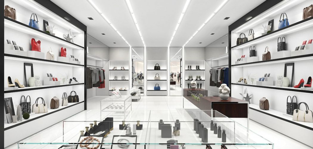 Освещение в магазине