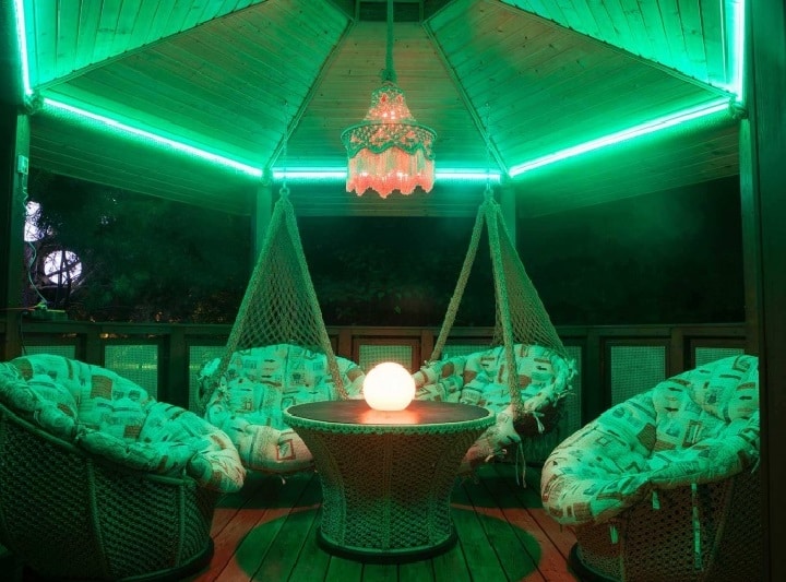 Светодиодная лента для беседки