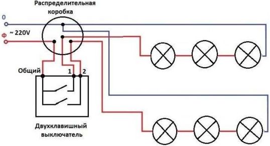Последовательная схема подключения светодиодного светильника
