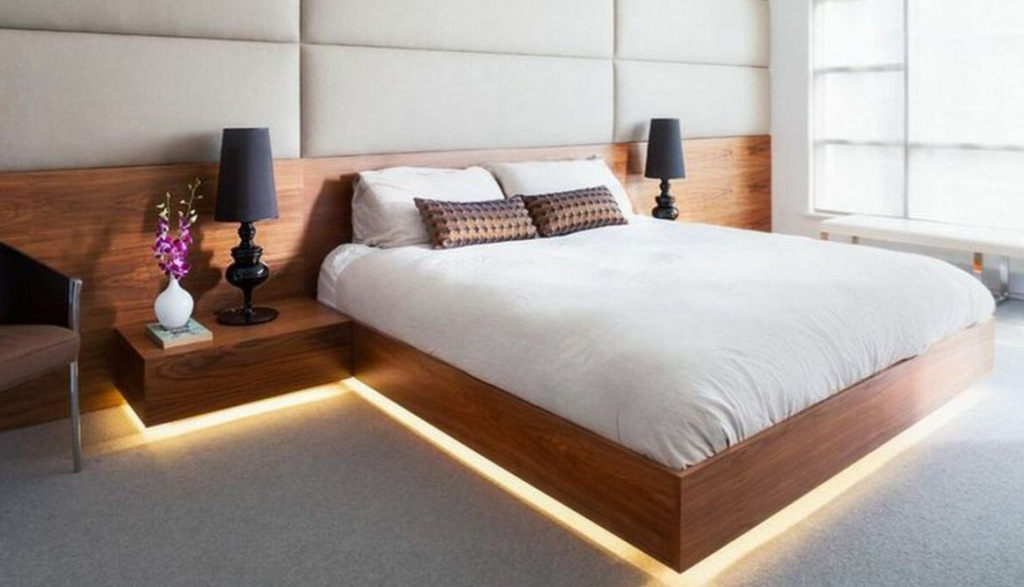 Как сделать парящую кровать