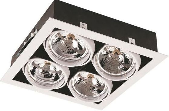 Четырехмодульный карданный светильник