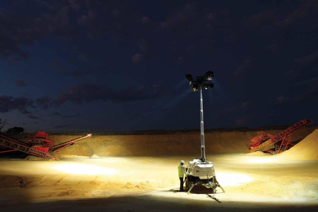 Освещение стройки