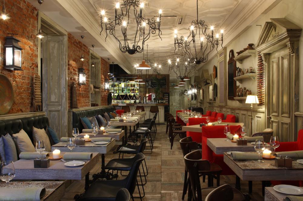 Освещение ресторана