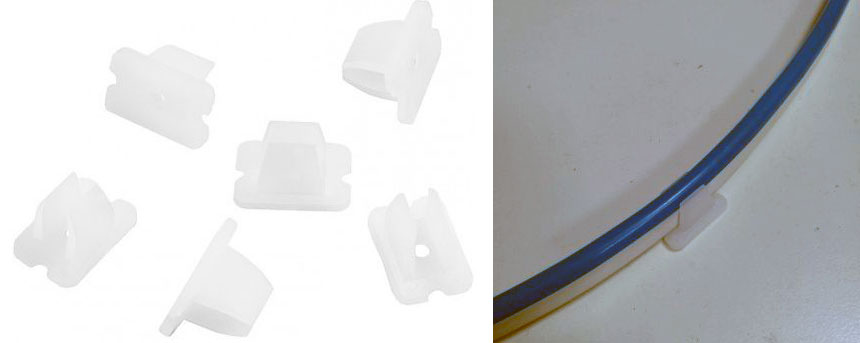 Крепление гибкого неона