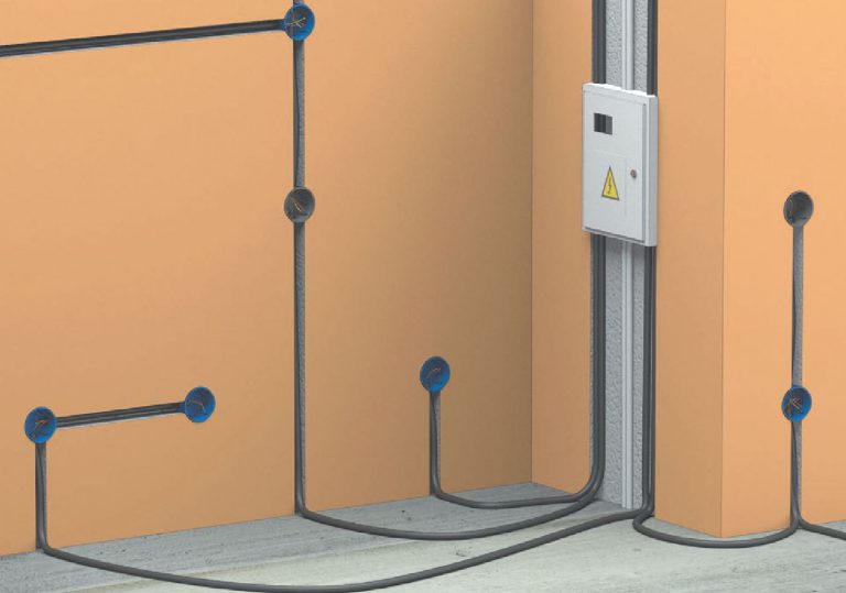 Закрытая прокладка электрокабеля