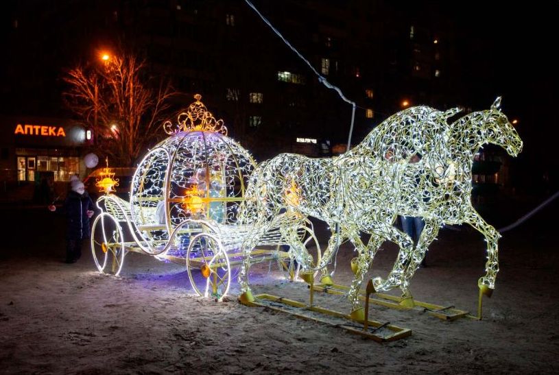 Уличная светодиодная фигура