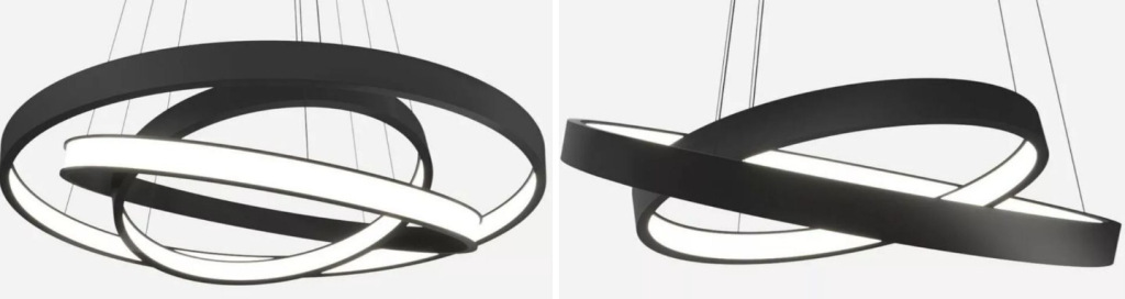 Фигурные светильники Круги