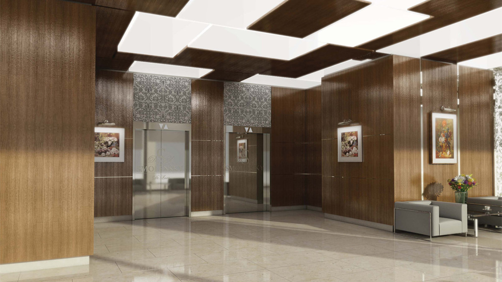 Входная группа в доме бизнесс-класса