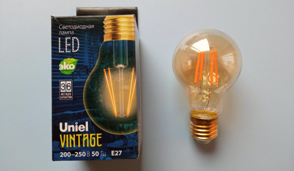 Светодиодная лампа Е27 Uniel