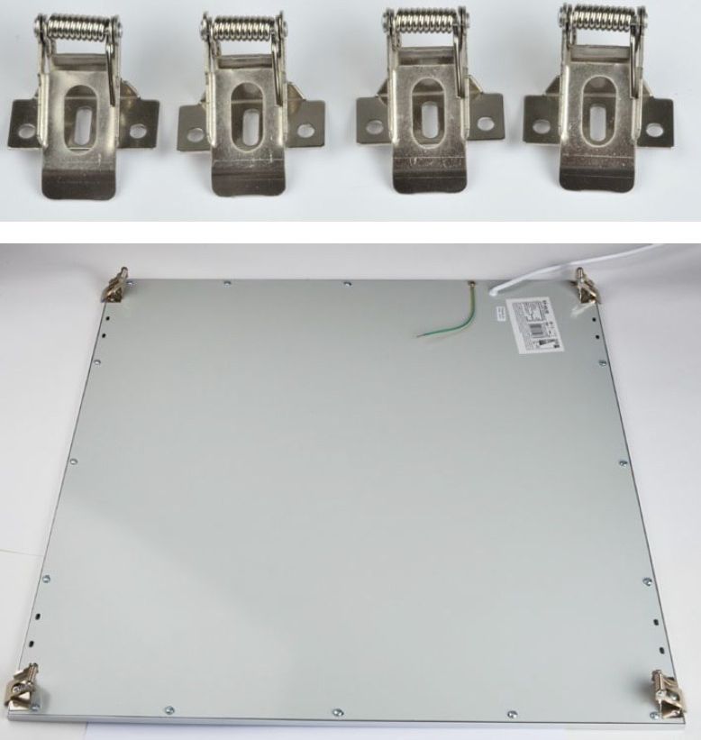 Крепежные скобы с пружинами для крепления панели Крепежные скобы с пружинами для крепления панели