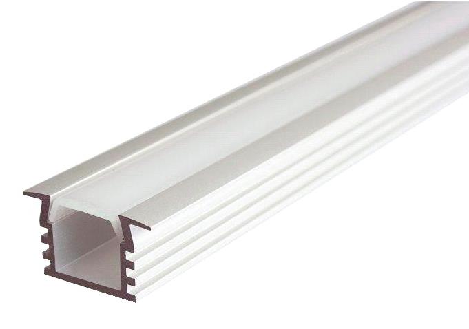 Встраиваемый алюминиевый профиль с фланцами