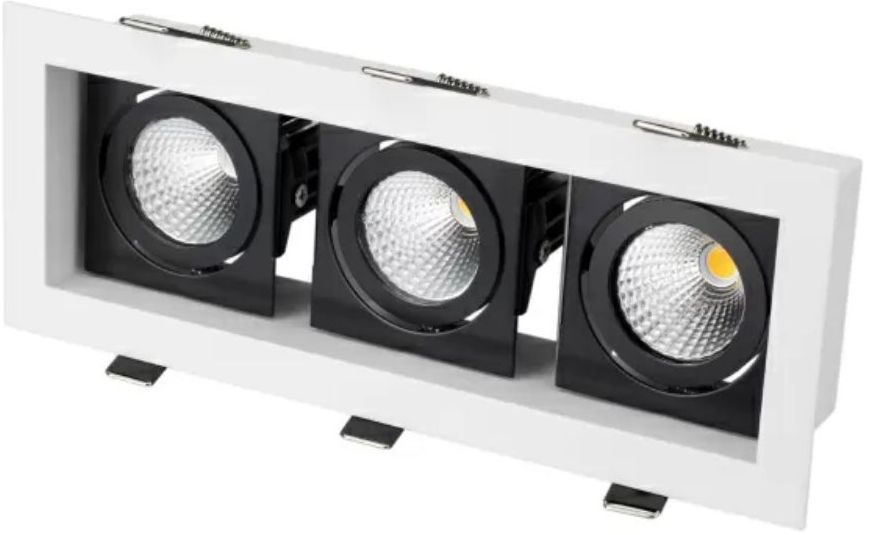 Трехмодульный карданный светильник