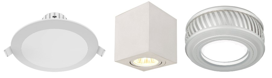 Точечные светильники для мансарды